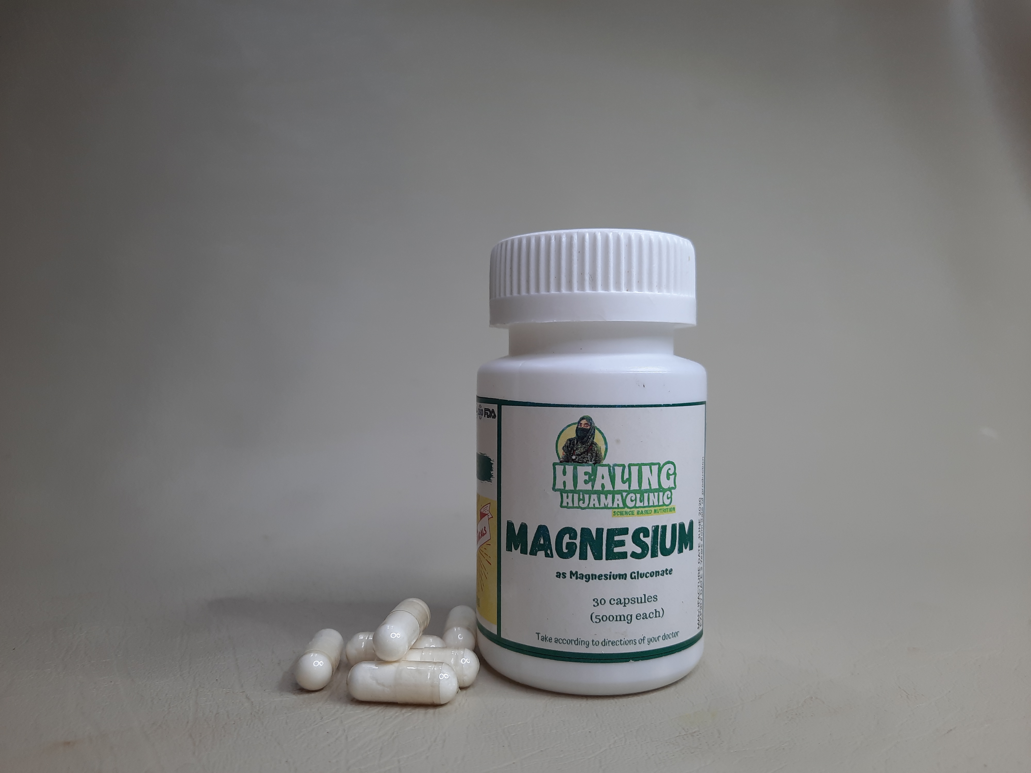 MAGNESIUM as magnesium gluconate 5OOMG CAPSULES