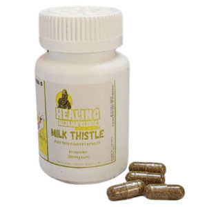 Milk thistle seed capsule 500mg 60 capsule bottle